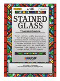 NASCAR Collectible Card - Toni Breidinger Artistic STAINED GLASS PRIZM Card