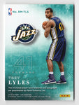 TREY LYLES 2015-16 Panini Luxe Basketball ROOKIE JERSEY AUTOGRAPH (Utah Jazz) Game-Used Memorabilia On-Card Signature NBA Insert Collectible Basketball Trading Card #48/49