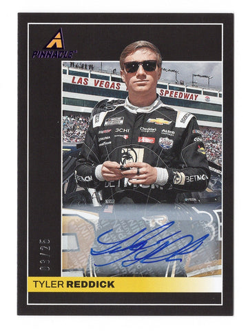 Tyler Reddick 2022 Panini Chronicles Pinnacle Racing PURPLE PARALLEL AUTOGRAPH Rare Signed NASCAR Collectible Insert Trading Card #03/25 (Only 25 Made!)