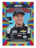 Tyler Reddick 2022 Panini Prizm Racing Card - Rainbow Prizm Parallel Insert