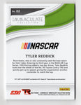 2023 Tyler Reddick Panini Chronicles Immaculate Collection Racing Black Insert #04/25. This limited-edition card is one of only 25 made, making it a rare and highly sought-after NASCAR collectible for enthusiasts.
