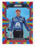 William Byron 2022 Panini Prizm Racing Card - Rainbow Prizm Axalta Insert