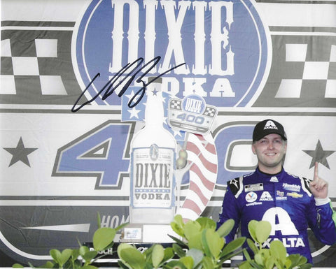 AUTOGRAPHED 2021 William Byron #24 Axalta Racing HOMESTEAD RACE WIN (Dixe Vodka 400) NASCAR Cup Series Signed Glossy Picture 8X10 Inch Photo with COA