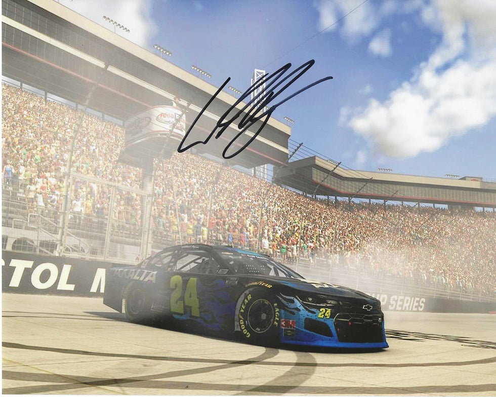 AUTOGRAPHED 2020 William Byron #24 Axalta Racing IRACING BRISTOL WIN ...