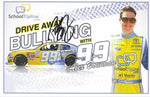 AUTOGRAPHED 2013 Alex Bowman #99 School Tip Line Racing DRIVE AWAY BULLYING (Nationwide Series) Signed NASCAR Collectible Picture 5X7 Inch Hero Card Photo with COA