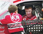 2X AUTOGRAPHED Chase Elliott & Bill Elliott #9 Dodge Racing POCONO RACE WITH SON (6-Year Old Chase) Dual Signed 8X10 Inch Picture NASCAR Glossy Photo with COA