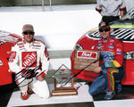 2X AUTOGRAPHED Jeff Gordon & Tony Stewart 1999 Daytona 500 POLE AWARD VICTORY LANE (Vintage) Dual Signed 8X10 Inch Picture NASCAR Glossy Photo with COA