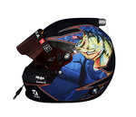 AUTOGRAPHED 2020 Martin Truex Jr. #19 Bass Pro Shops Team DAYTONA BASS FISH (Joe Gibbs Racing) NASCAR Cup Series Signed Collectible Replica Full-Size Helmet with COA