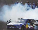 AUTOGRAPHED 2020 Kevin Harvick #4 Busch Light Patriotic Car INDY BRICKYARD 400 RACE WIN (Victory Burnout) NASCAR Cup Series Signed Picture 8X10 Inch Glossy Photo with COA