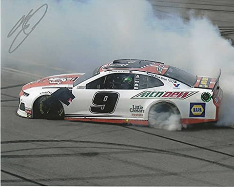 AUTOGRAPHED 2019 Chase Elliott #9 Little Caesars Racing TALLADEGA RACE WIN (Victory Burnout) Hendrick Motorsports Monster Cup Series Signed Picture 8X10 Inch NASCAR Glossy Photo with COA