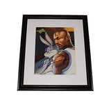 AUTOGRAPHED Michael Jordan 1996 Warner Bros SPACE JAM MOVIE (Bugs Bunny) Extremely Rare Signed Picture Vintage 8X10 Inch Photo with 13X15 Inch Frame and COA