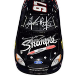 2X AUTOGRAPHED 2002 Kurt Busch & Jack Roush #97 Sharpie (Roush Racing) Team Caliber Owners Series RARE DARK CHROME Signed 1/24 NASCAR Diecast Car with COA (#458 of only 600 produced)