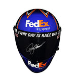AUTOGRAPHED Denny Hamlin #11 FedEx Express Team (Joe Gibbs Racing) Beam Designs Rare Old-Style Signed NASCAR Simpson Replica Full-Size Helmet with COA