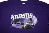 AUTOGRAPHED 2018 Natalie Decker #25 KANSAS RACE (Venturini Motorsports) ARCA Series Rare Custom & Limited Signed Collectible NASCAR Large Purple Shirt with COA (1 of only 50 produced)