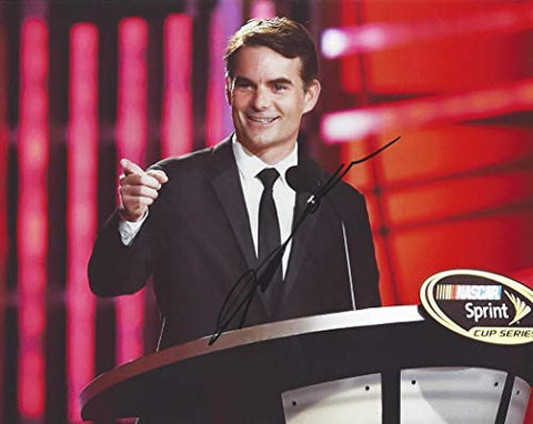 AUTOGRAPHED Jeff Gordon #24 Axalta Racing SPRINT CUP SERIES AWARDS CEREMONY SPEECH (Hendrick Motorsports) Signed Collectible Picture 8X10 Inch NASCAR Glossy Photo with COA