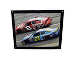 2X AUTOGRAPHED Dale Earnhardt Jr. & Jeff Gordon 2005 Talladega Super Speedway (#8 Budweiser / #24 Pepsi) On-Track Racing Signed Picture 9.5X11.5 Inch NASCAR Framed Photo with COA
