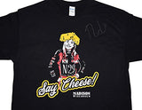 AUTOGRAPHED 2018 Natalie Decker #25 MADISON SPEEDWAY RACE Venturini ARCA Series Rare Custom & Limited Signed Collectible NASCAR Large Black Shirt with COA (1 of only 50 produced)