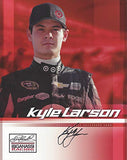 AUTOGRAPHED 2014 Kyle Larson #42 Target Racing (Earnhardt-Ganassi) Rookie Signed 8X10 Inch NASCAR Hero Card Photo with COA