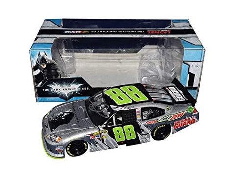 AUTOGRAPHED 2012 Dale Earnhardt Jr. #88 Diet Dew Racing BATMAN DARK KNIGHT RISES (Bane) Silver Fantasy Design Rare Signed Lionel 1/24 Collectible NASCAR Diecast Car with COA (1 of only 1,500 produced)