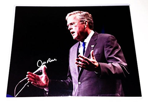 AUTOGRAPHED Jeb Bush 2016 Presidential Candidate (Republican Party Politician) GOP Signed 11X14 Inch Politics Glossy Photo with COA