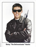 AUTOGRAPHED 2015 Denny Hamlin #11 FedEx Driver THE DELIVERMINATOR (Joe Gibbs Racing) Extremely Rare Signed Collectible Picture 9X11 Inch NASCAR Hero Card Photo with COA