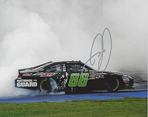 AUTOGRAPHED 2012 Dale Earnhardt Jr. #88 Batman The Dark Knight Rises Racing MICHIGAN RACE WIN (Victory Burnout) Signed Collectible Picture 8X10 Inch NASCAR Glossy Photo with COA