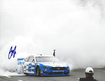AUTOGRAPHED 2019 Brad Keselowski #2 Reese - Draw-Tite Racing MARTINSVILLE RACE WIN (American Flag Victory Burnout) Team Penske Signed Collectible Picture NASCAR 9X11 Inch Glossy Photo with COA