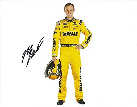 AUTOGRAPHED 2017 Matt Kenseth #20 DeWalt Racing Team MEDIA DAY FINAL SEASON (Joe Gibbs Toyota Camry) Monster Energy Cup Series Signed Collectible Picture NASCAR 9X11 Inch Glossy Photo with COA