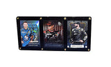 3X AUTOGRAPHED Dale Earnhardt Jr. / Jeff Gordon/Jimmie Johnson THREE CARD DISPLAY CASE (9.5X4.5 Inch) HENDRICK TEAMMATES Multi Signed NASCAR Trading Card Set with COA