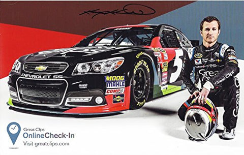 AUTOGRAPHED 2015 Kasey Kahne #5 Great Clips Racing (Hendrick Motorsports) Signed Picture NASCAR Hero Card with COA