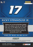 AUTOGRAPHED Ricky Stenhouse Jr. 2016 Panini Prizm Racing (#17 Fastenal Team) Roush Fenway Ford Chrome Signed NASCAR Collectible Trading Card with COA