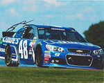 AUTOGRAPHED 2015 Jimmie Johnson #48 Lowes Racing (Road Course) Hendrick Motorsports Signed Picture 8X10 NASCAR Glossy Photo with COA