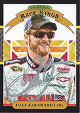 AUTOGRAPHED Dale Earnhardt Jr. 2020 Panini Donruss Racing RACE KINGS (#88 National Guard Team) Hendrick Motorsports Black Border Insert Signed NASCAR Collectible Trading Card with COA