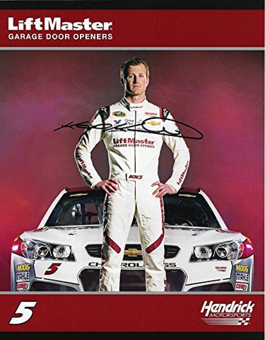 AUTOGRAPHED 2015 Kasey Kahne #5 Liftmaster Racing Team (Hendrick Motorsports) 6X8 Signed Picture NASCAR Hero Card with COA