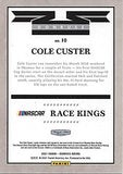 AUTOGRAPHED Cole Custer 2021 Panini Dronuss Racing RACE KINGS ROOKIE (#41 Haas Team) NASCAR CUP SERIES Rare Blue Parallel Insert Signed Collectible Trading Card with COA #148/199