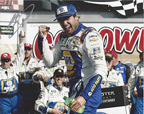 AUTOGRAPHED 2019 Chase Elliott #9 NAPA Auto Parts Racing WATKINS GLEN GO BOWLING RACE WIN (Victory Lane Celebration) Signed Collectible Picture 8X10 Inch NASCAR Glossy Photo with COA