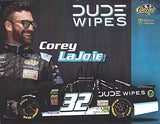 AUTOGRAPHED 2019 Corey LaJoie #32 Dude Wipes Ford Mustang (GoFas Racing) Monster Energy Cup Series Rare Signed Collectible Picture 9X11 Inch NASCAR Hero Card Photo with COA