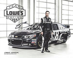 AUTOGRAPHED 2015 Jimmie Johnson #48 Kobalt Tools Racing (Hendrick Motorsports) Limited Edition 3 of 3 Signed Picture 8X10 NASCAR Hero Card with COA