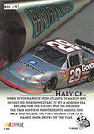 AUTOGRAPHED Kevin Harvick 2002 Press Pass Stealth Racing BEHIND THE NUMBERS (#29 Goodwrench RCR Team) Insert Signed NASCAR Collectible Trading Card with COA