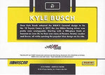 AUTOGRAPHED Kyle Busch 2018 Panini Donruss Racing (#18 M&Ms Caramel Car) Joe Gibbs Team Signed Collectible NASCAR Trading Card with COA