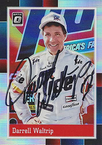 AUTOGRAPHED Darrell Waltrip 2021 Panini Donruss Optic Racing 1988 RETRO RARE PRIZM (#17 Tide Team) Insert Signed Collectible NASCAR Trading Card with COA