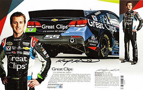 AUTOGRAPHED 2014 Kasey Kahne #5 Great Clips Racing (Hendrick Motorsports) Signed Picture NASCAR Hero Card with COA