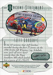 AUTOGRAPHED Jeff Gordon 1999 Upper Deck Racing INCOME STATEMENT (#24 DuPont Team) Hendrick Motorsports Rare Insert Diecut Signed Collectible NASCAR Trading Card with COA