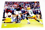 AUTOGRAPHED Brandon Marshall #15 Chicago Bears Wide Receiver (Packers Game) Signed 11X14 NFL Football Photo with COA