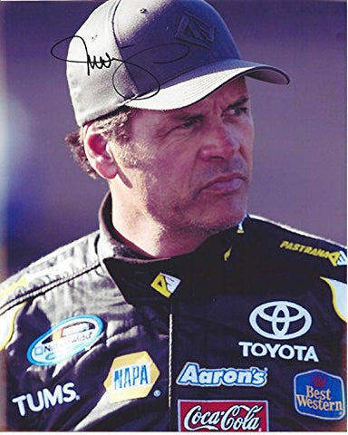 AUTOGRAPHED 2011 Michael Waltrip #15 NASCAR Raceview Racing DAYTONA TRUCK SERIES RACE WIN (Pit Road) Signed Collectible Picture NASCAR 8X10 Inch Glossy Photo with COA
