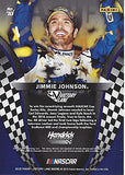 AUTOGRAPHED Jimmie Johnson 2018 Panini Victory Lane Racing PAST WINNERS (2016 Homestead Championship Win) Hendrick Motorsports Signed NASCAR Collectible Trading Card with COA