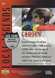 AUTOGRAPHED Jeff Gordon 1996 Upper Deck Racing LOCAL LEGENDS (#24 DuPont Team) Hendrick Motorsports Vintage Signed Collectible NASCAR Trading Card with COA and Toploader