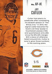 JAY CUTLER 2016 Panini Donruss Elite Football GAME FACE (Chicago Bears Quarterback) Rare Insert NFL Collectible Trading Card #5/5