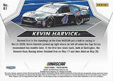 AUTOGRAPHED Kevin Harvick 2020 Panini Prizm POWERTRAIN (#4 Mobil 1 Team) Stewart-Haas Racing NASCAR Cup Series Chrome Signed Collectible Trading Card with COA
