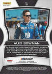AUTOGRAPHED Alex Bowman 2018 Panini Prizm Racing (#88 Nationwide Team) Hendrick Motorsports Monster Cup Series Chrome Signed Collectible NASCAR Trading Card with COA